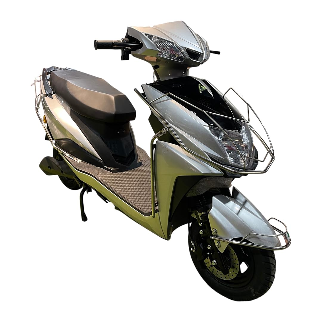 Front steel safety guard for electric scooter